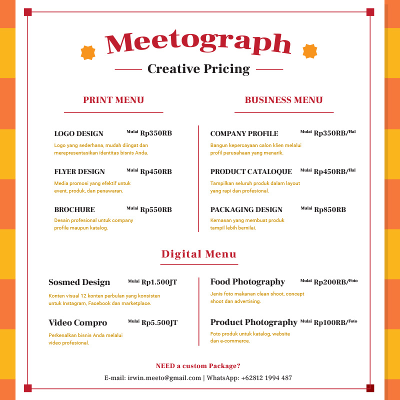 Pricelist